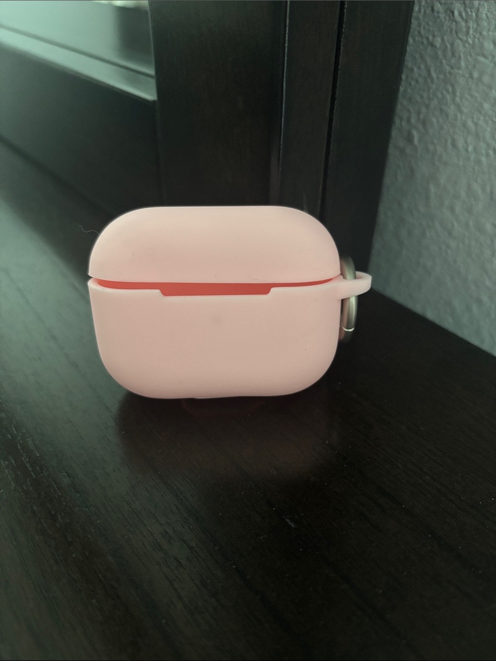 Light Pink Silicone Protective Case for Wireless Earbuds Charging Case